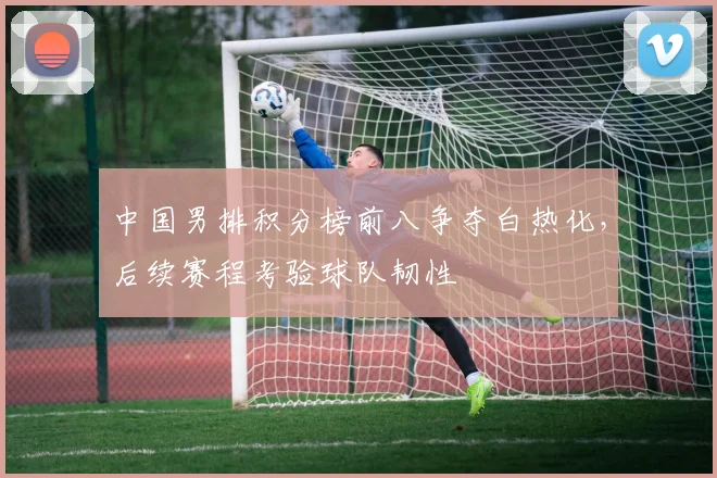 中国男排积分榜前八争夺白热化，后续赛程考验球队韧性